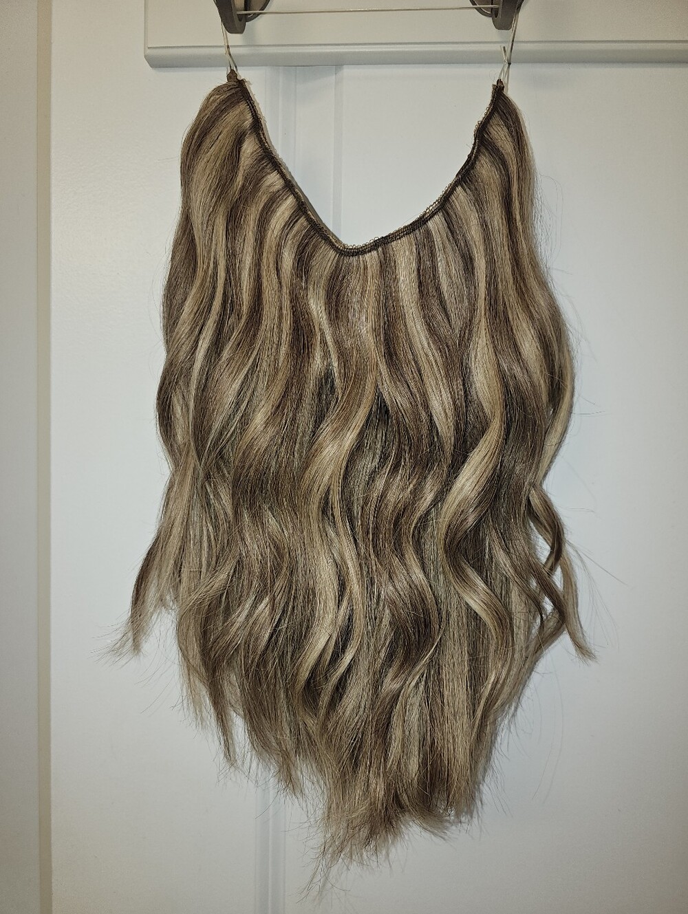 Luxy Human Hair 12" Halo Extension With Clips